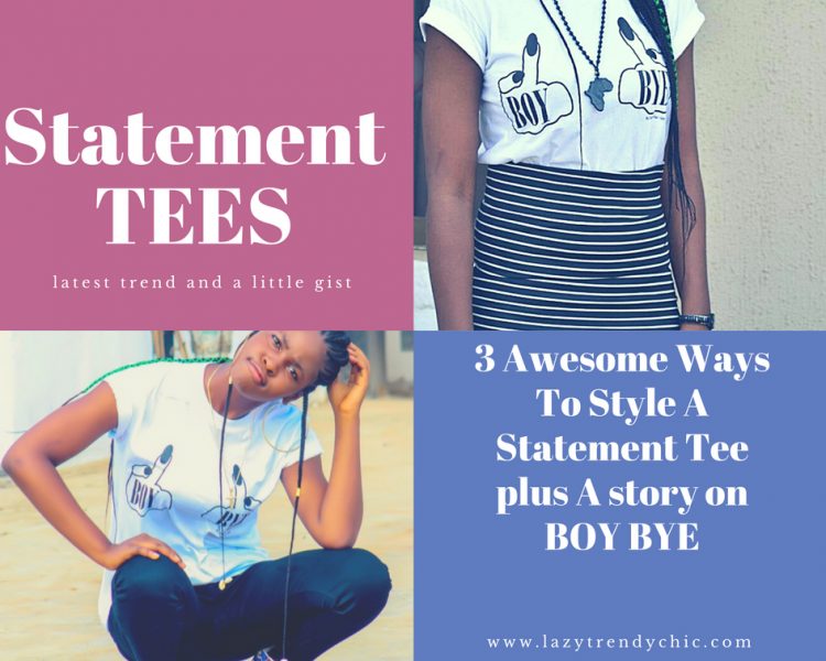 statement tee
